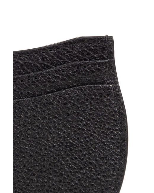 Burberry Black Leather Card Holder,