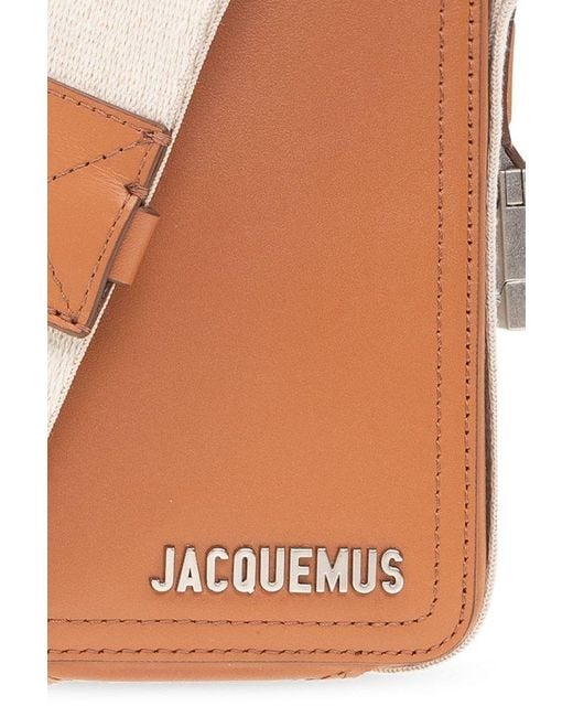 Jacquemus Brown & Beige Le Chouchou 'le Cuerda Vertical' Bag for men