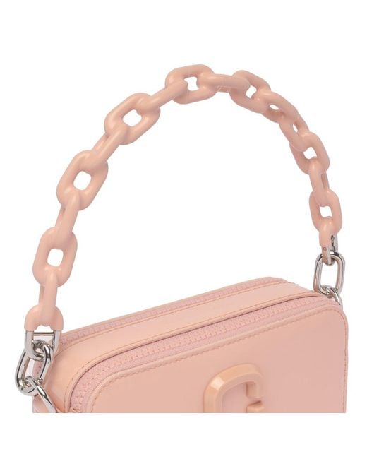 Marc Jacobs Pink The Snapshot Rose Patent Leather Camera Bag