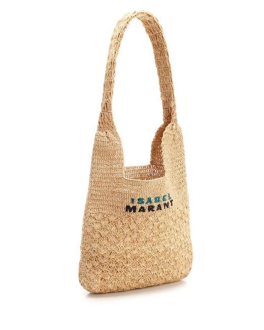 Isabel Marant Metallic Praia Small Shopper Bag