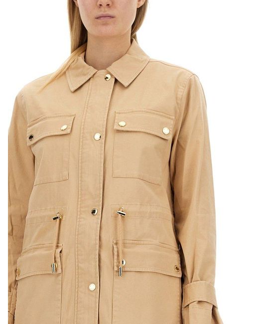 MICHAEL Michael Kors Natural Jacket With Cargo Pockets