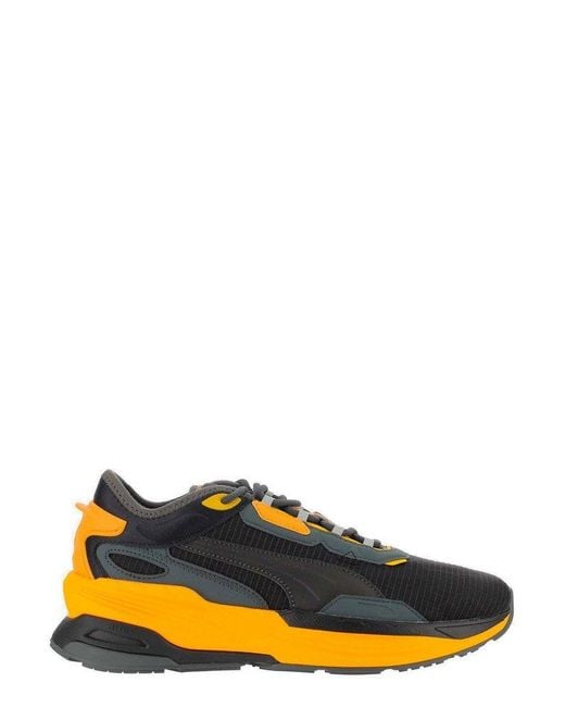 Puma panelled lace shop up shoes