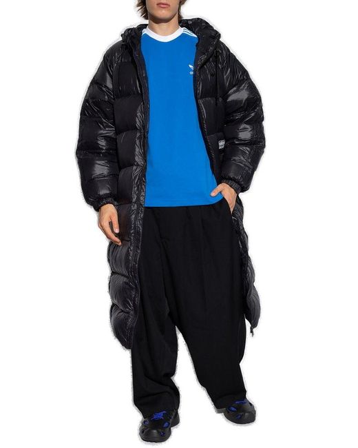 Jackets adidas Blue Version Long Puffer Jacket Black