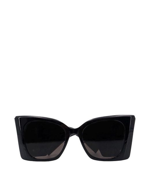 Saint Laurent Black Cat-eye Sunglasses
