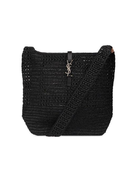 Saint Laurent Black Le 5 A 7 Medium Shoulder Bag for men