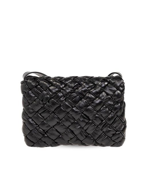 Bottega Veneta Black Leather Shoulder Bag, for men