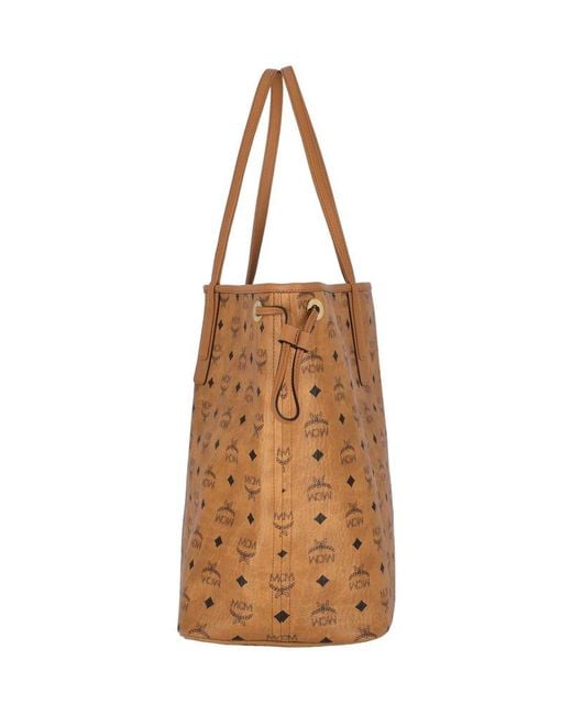 Mcm liz reversible on sale medium visetos tote bag