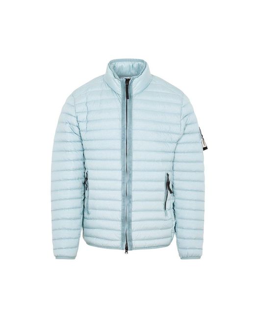 Stone Island Jacket Packable Wintercoat in Blue for Men | Lyst UK