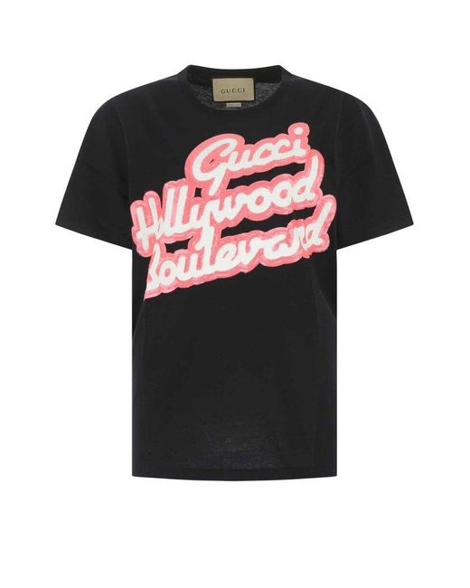 Gucci Black Hollywood Boulevard T-shirt