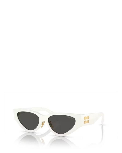 Miu Miu White Sunglasses for men