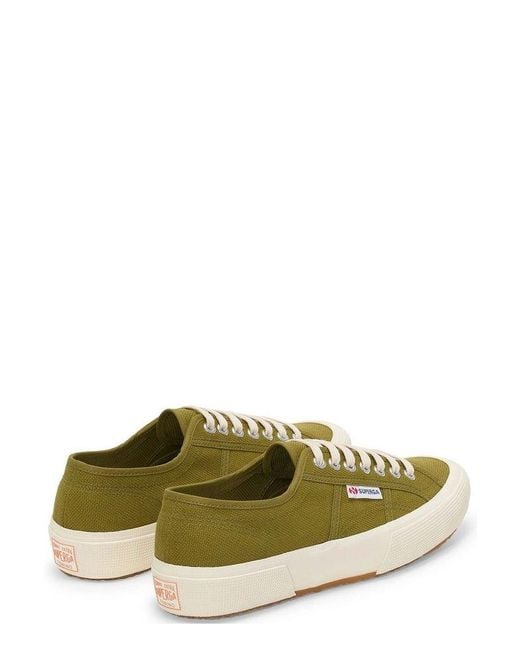 Superga Green 2750 Lace-Up Sneakers for men