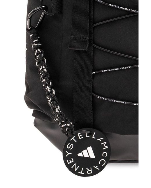 Adidas By Stella McCartney Black Backpack With Logo,