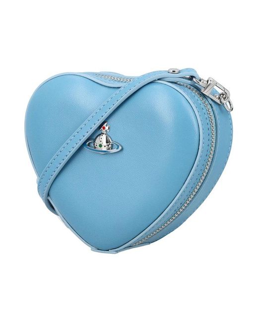 Vivienne Westwood Blue Mini Heart Crossobody