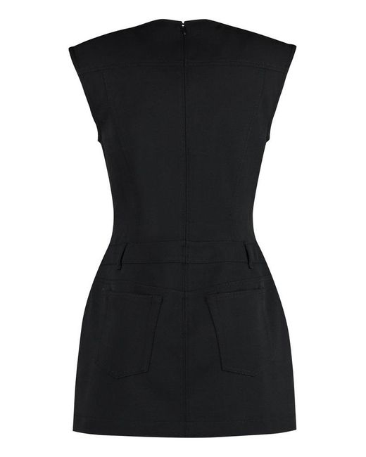 Acne Black Sleeveless Mini Dress