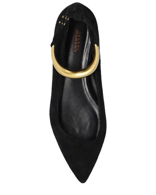 Isabel Marant Black Lesnor Ballet Flats