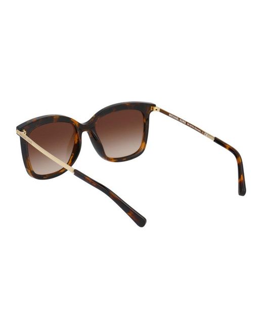 Michael Kors Brown Zermatt Square Frame Sunglasses