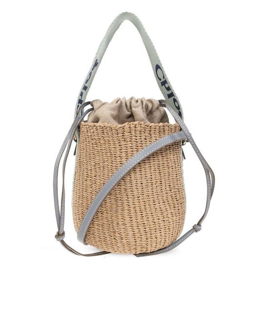 Chloé Natural Small Woody Basket Bag