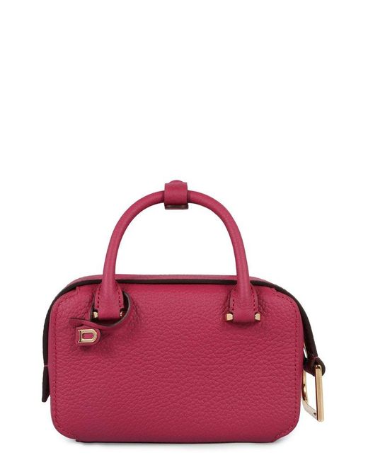 Delvaux Purple Cool Box Nano Tote