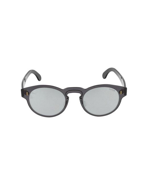 Retrosuperfuture Black Round Frame Sunglasses
