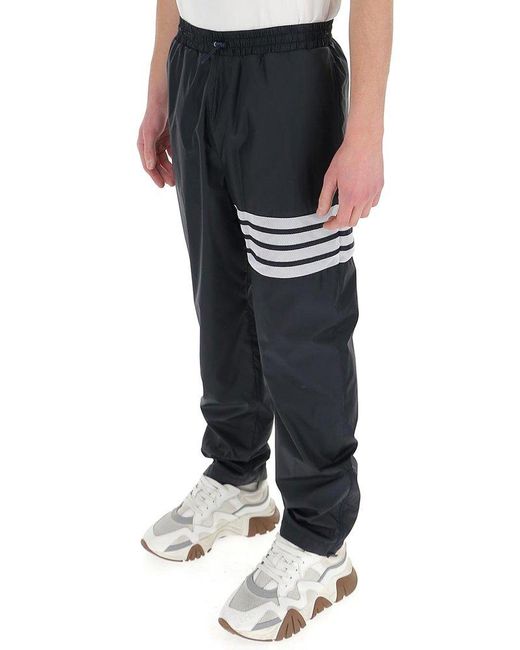 Thom Browne Blue 4-Bar Track Pants for men