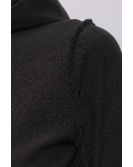 Balenciaga Black Logo-patched Hoodie,