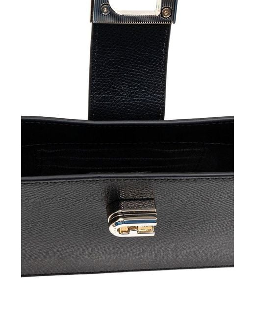 Furla Black '1927 Mini' Shoulder Bag,