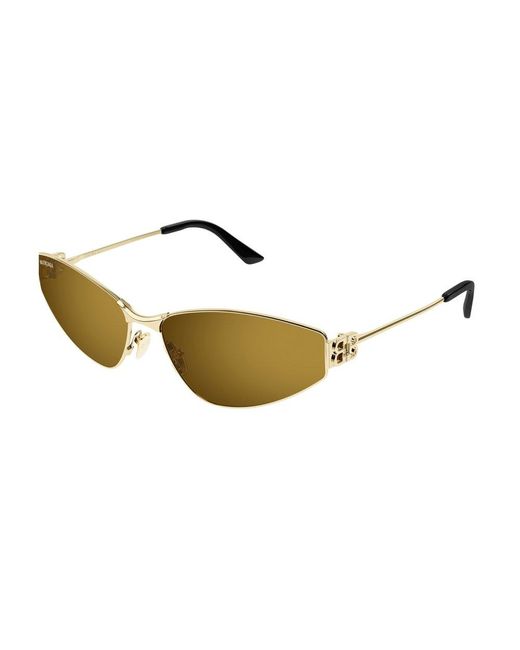 Balenciaga Metallic Cat Eye Frame Sunglasses
