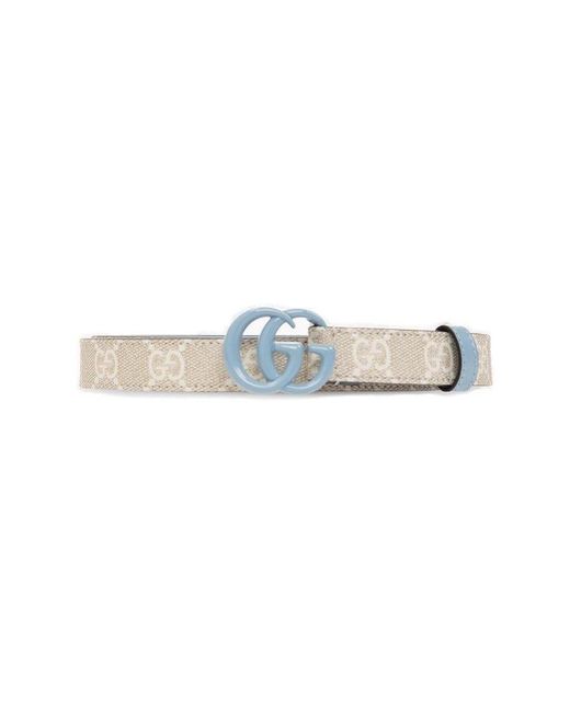 Gucci Natural GG Marmont Thin Belt