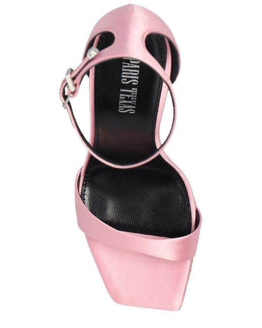 Paris Texas Pink Ankle Strap High Stiletto Heel Sandals