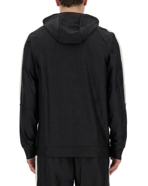Boss Black X Matteo Berrettini Signature-Strip Artwork Hoodie for men