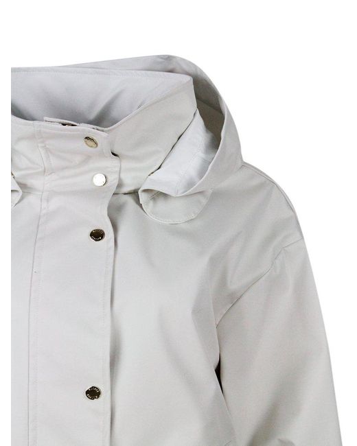 Moorer Gray Lawrie Hooded Jacket