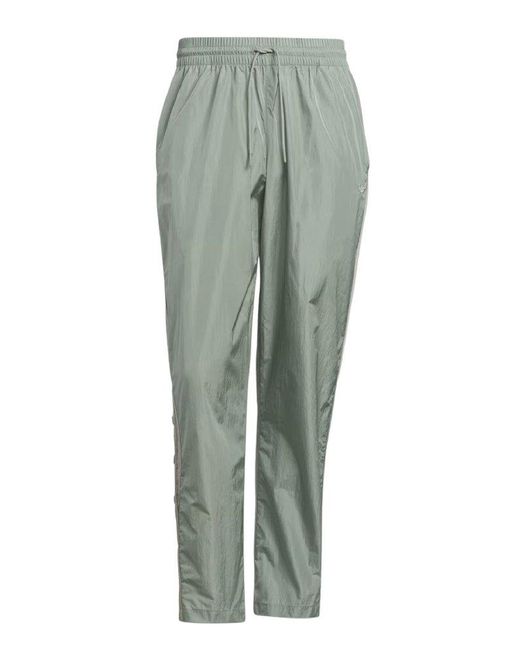 Adidas Green Panelled Drawstring Pants for men