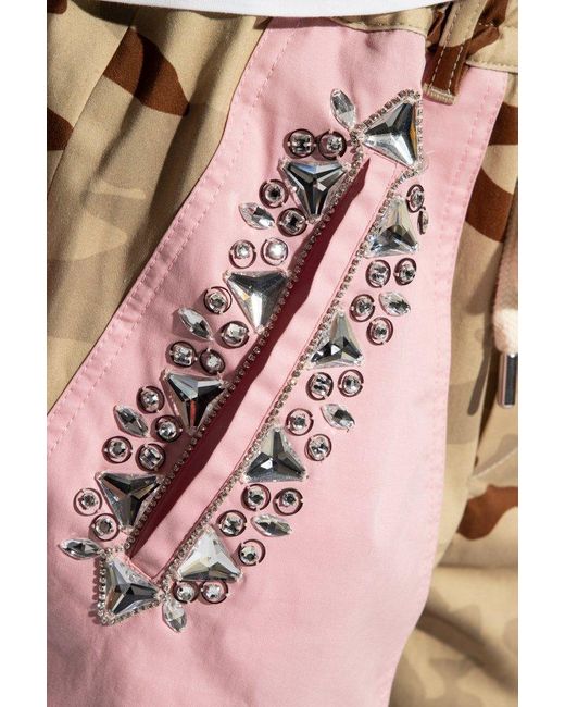 DSquared² Pink Baggy Trousers,