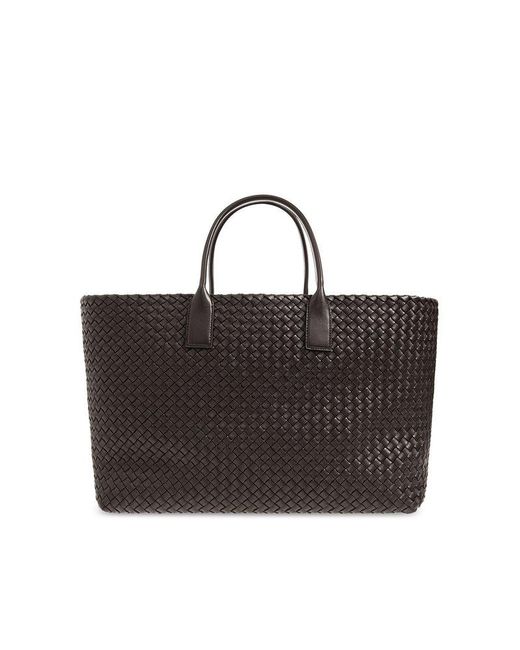 Bottega Veneta Black 'cabat Large' Shopper Bag,