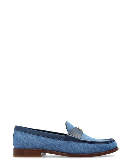 COACH Blue Jolene Denim Loafer