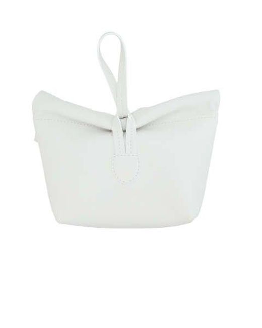 Maison Margiela White Roll-top Handbag