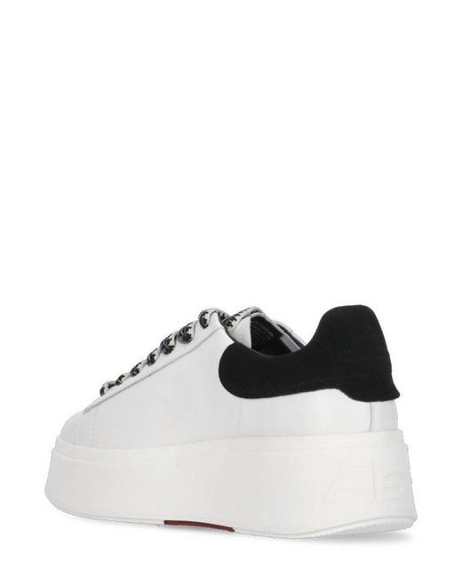 Ash Moby Bis Platform Sneakers in White | Lyst