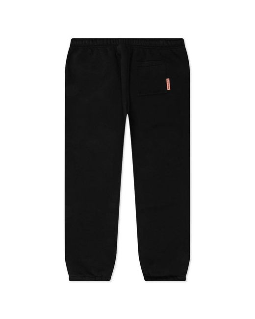 Acne Black Straight-Leg Loose-Fit Sweatpants for men