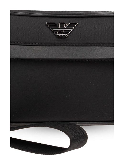 Emporio Armani Black Sustainability Collection Handbag for men