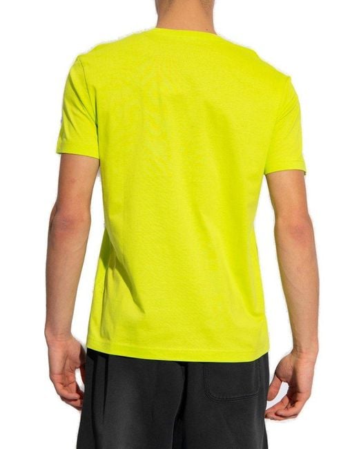 DIESEL Yellow 't-diegor-div' T-shirt, for men