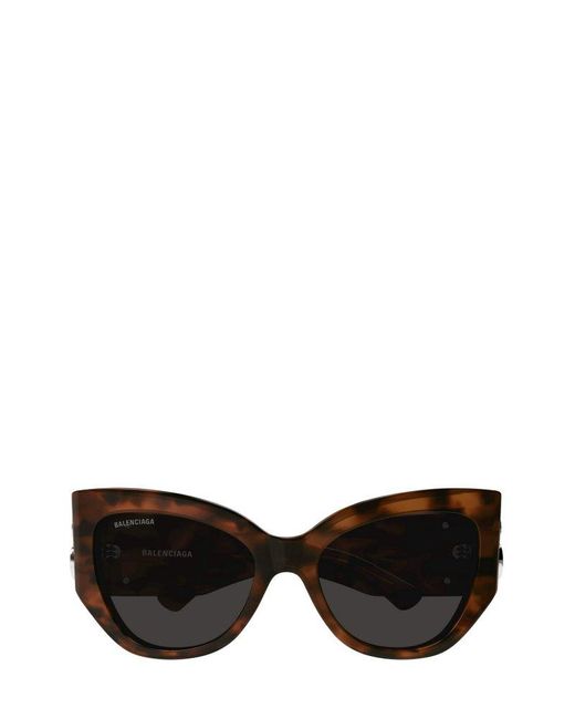 Balenciaga Black Butterfly Frame Sunglasses