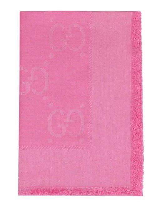 gucci gg jacquard shawl