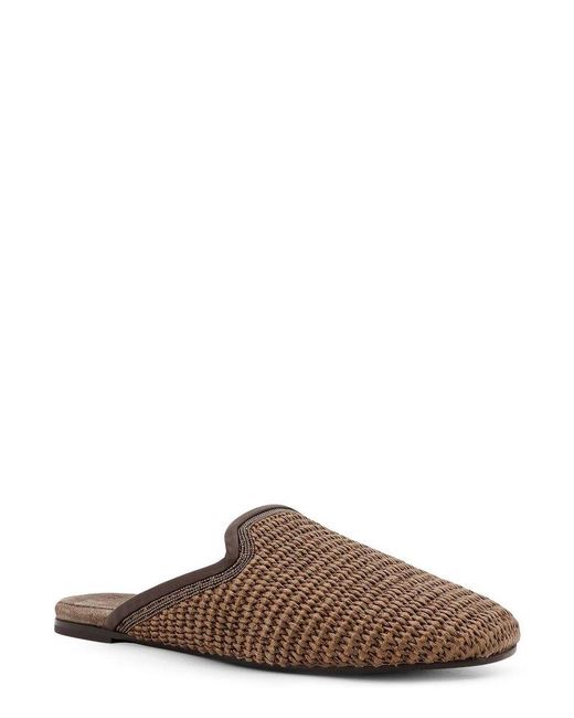 DREAMY SLIP ON SABOT / brown ponyhair main image 1