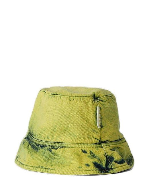 Marni Green Denim Bucket Hat for men