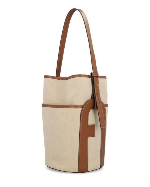Furla Natural Lido Bucket Bag