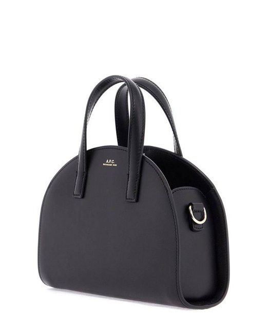 A.P.C. Blue Demi Lune Small Tote Bag