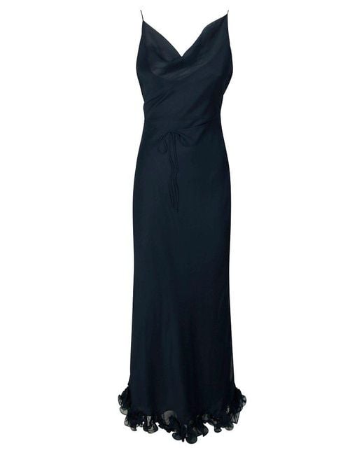 ROTATE BIRGER CHRISTENSEN Blue Long Dress
