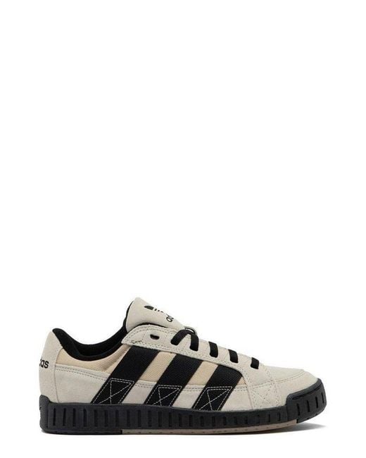 Adidas Originals Black Lwst Side Stripe Detailed Sneakers for men