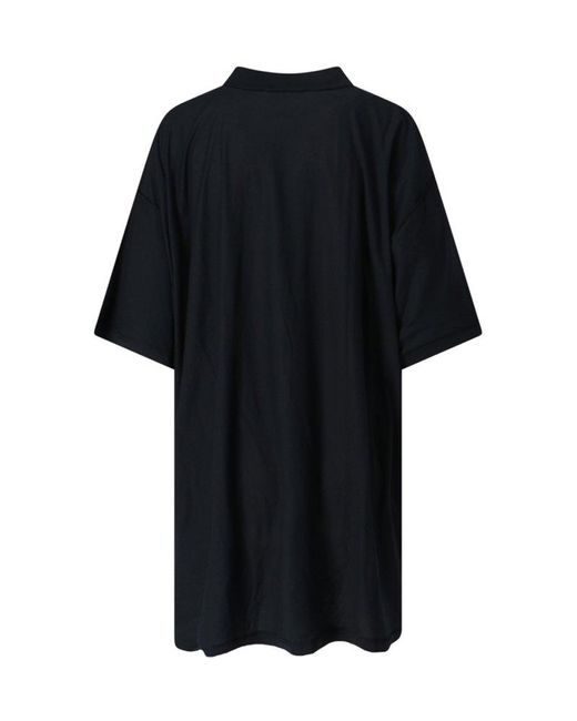 Balenciaga Black T-Shirts And Polos