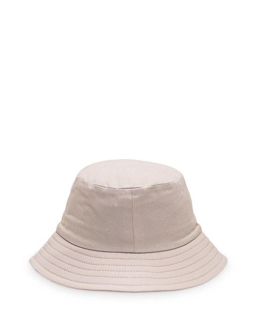 AMI Pink De-coeur Logo Plaque Bucket Hat
